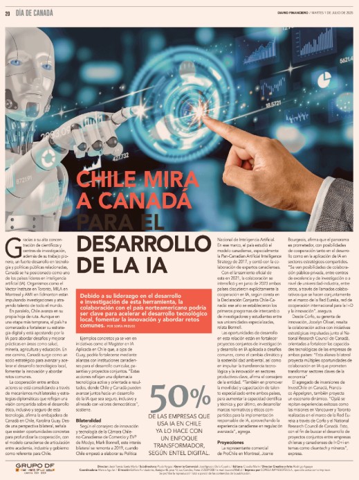 Chile mira a Canadá para el desarrollo de la IA