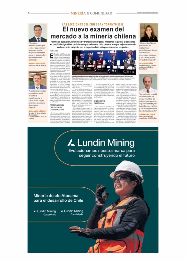 El nuevo examen del mercado a la minería chilena